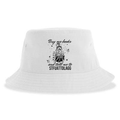 Buy Me Books And Tell Me To Stfuattdlagg Sustainable Bucket Hat