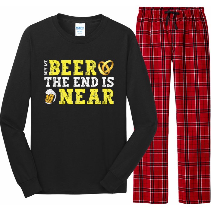 Buy Me Beer The End Is Near Long Sleeve Pajama Set