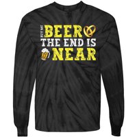 Buy Me Beer The End Is Near Tie-Dye Long Sleeve Shirt