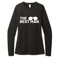 Best Man Bachelor Supplies Party Wedding Womens CVC Long Sleeve Shirt