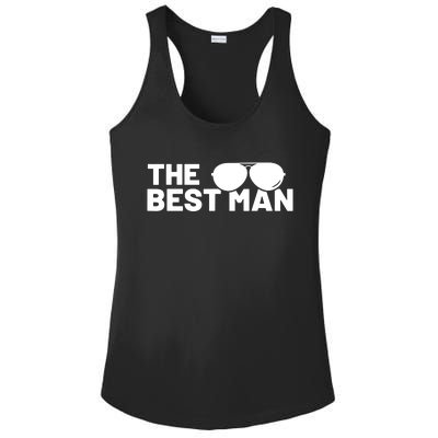 Best Man Bachelor Supplies Party Wedding Ladies PosiCharge Competitor Racerback Tank