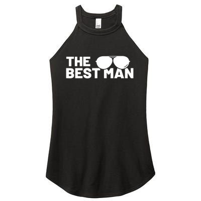 Best Man Bachelor Supplies Party Wedding Women's Perfect Tri Rocker Tank