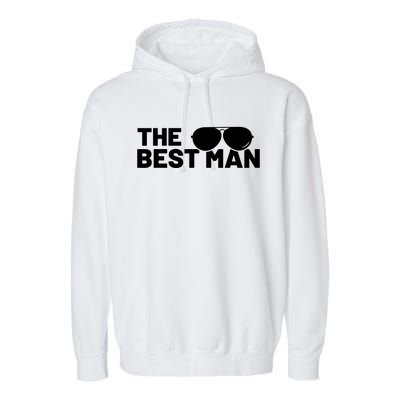 Best Man Bachelor Supplies Party Wedding Garment-Dyed Fleece Hoodie