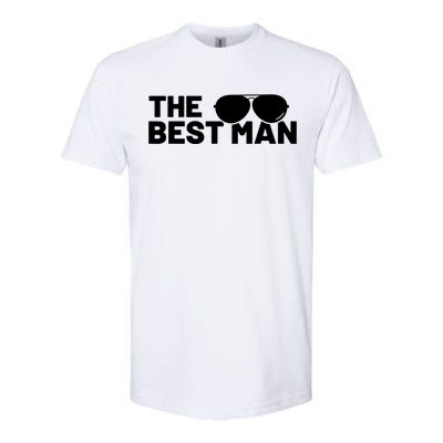 Best Man Bachelor Supplies Party Wedding Softstyle CVC T-Shirt