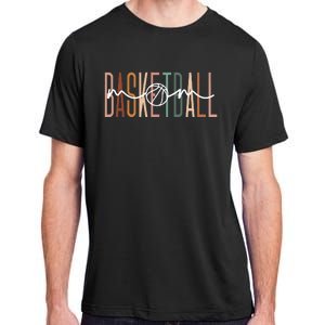 Basketball Mom Basketball Mama Cute Mom Life Basketball Adult ChromaSoft Performance T-Shirt