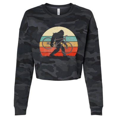 Bigfoot Mountain Bike Cropped Pullover Crew