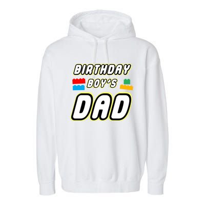 Building Master Block Dad Of Birthday Everything Awes0me Cute Gift Garment-Dyed Fleece Hoodie