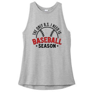 Baseball Mama Ladies PosiCharge Tri-Blend Wicking Tank