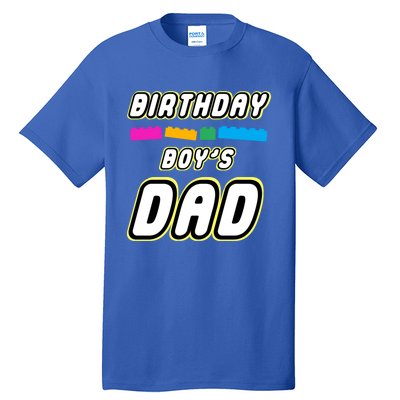 Building Master Block Dad Of Birthday Everything Awes0me Gift Tall T-Shirt