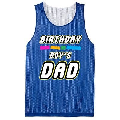 Building Master Block Dad Of Birthday Everything Awes0me Gift Mesh Reversible Basketball Jersey Tank