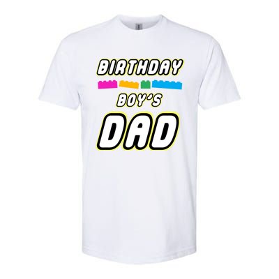 Building Master Block Dad Of Birthday Everything Awes0me Gift Softstyle® CVC T-Shirt