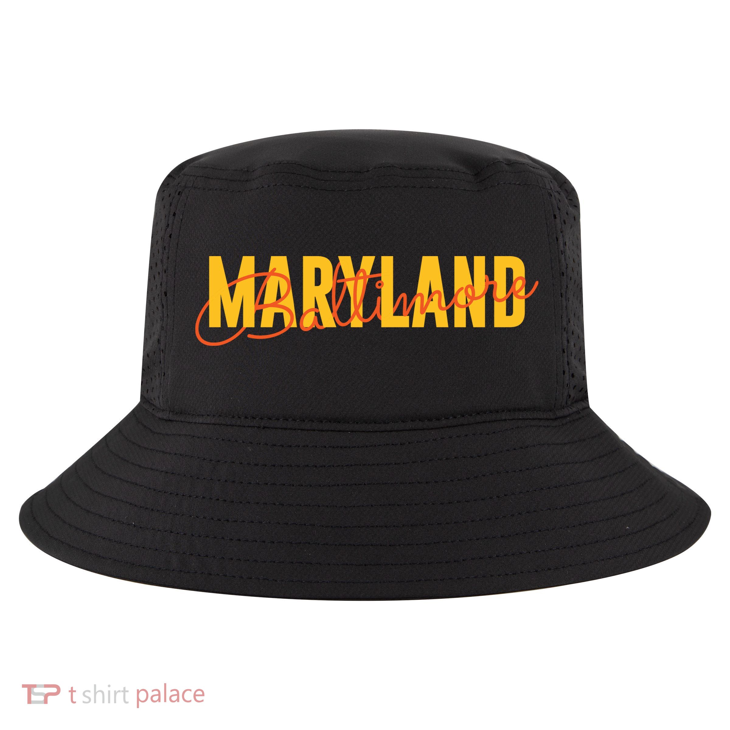 Baltimore Maryland Cool Comfort Performance Bucket Hat