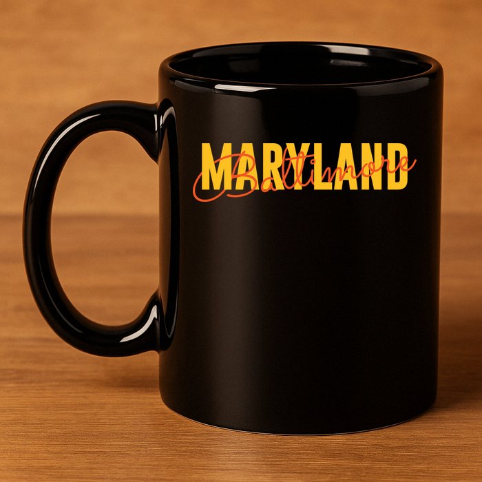 Baltimore Maryland 11oz C Handle Ceramic Mug