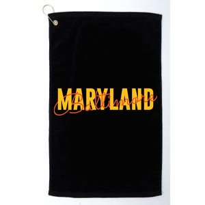 Baltimore Maryland Platinum Collection Golf Towel