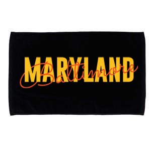 Baltimore Maryland Microfiber Hand Towel