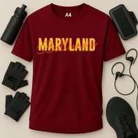 Baltimore Maryland Cooling Performance Crew T-Shirt