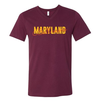 Baltimore Maryland V-Neck T-Shirt