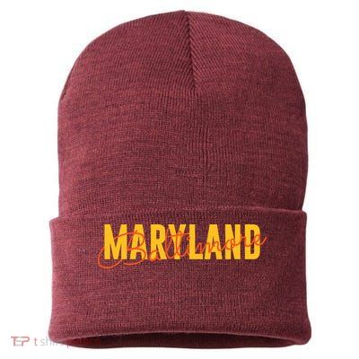 Baltimore Maryland Sustainable Knit Beanie