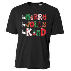 Be Merry Be Jolly Be Kind Merry Christmas Teacher Xmas Pjs Cooling Performance Crew T-Shirt