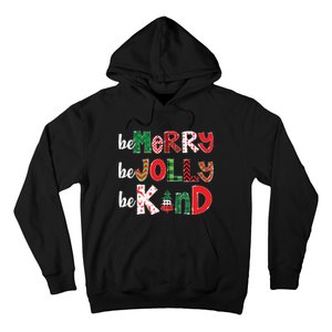 Be Merry Be Jolly Be Kind Merry Christmas Teacher Xmas Pjs Hoodie