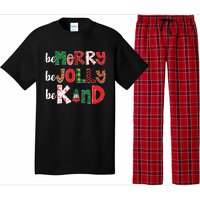 Be Merry Be Jolly Be Kind Merry Christmas Teacher Xmas Pjs Pajama Set