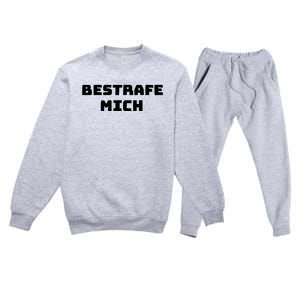 Bestrafe Mich Premium Crewneck Sweatsuit Set