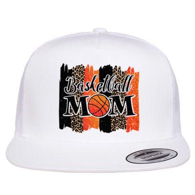 Basketball Mom Basketball Flat Bill Trucker Hat