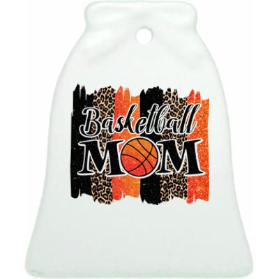 Basketball Mom Basketball Ceramic Bell Ornament