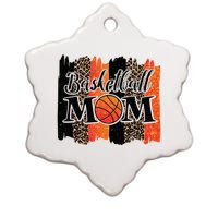 Basketball Mom Basketball Ceramic Star Ornament