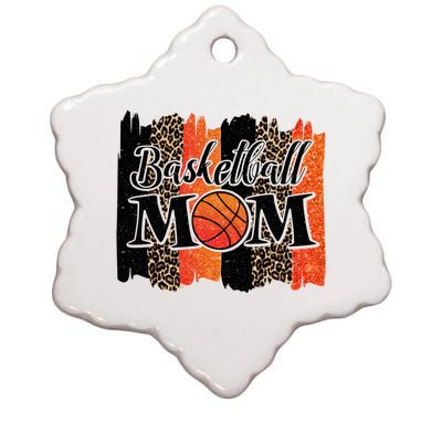 Basketball Mom Basketball Ceramic Star Ornament