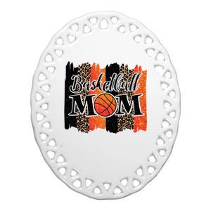 Basketball Mom Basketball Ceramic Oval Ornament