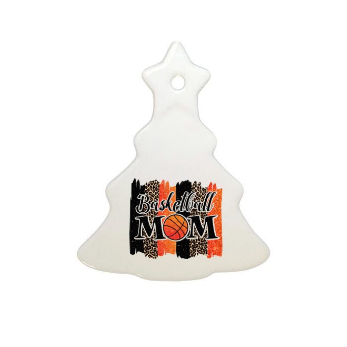 Basketball Mom Basketball Ceramic Tree Ornament