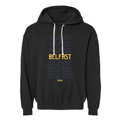 Belfast Maine Garment-Dyed Fleece Hoodie