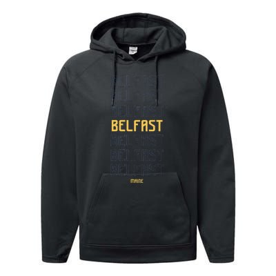 Belfast Maine Performance Fleece Hoodie