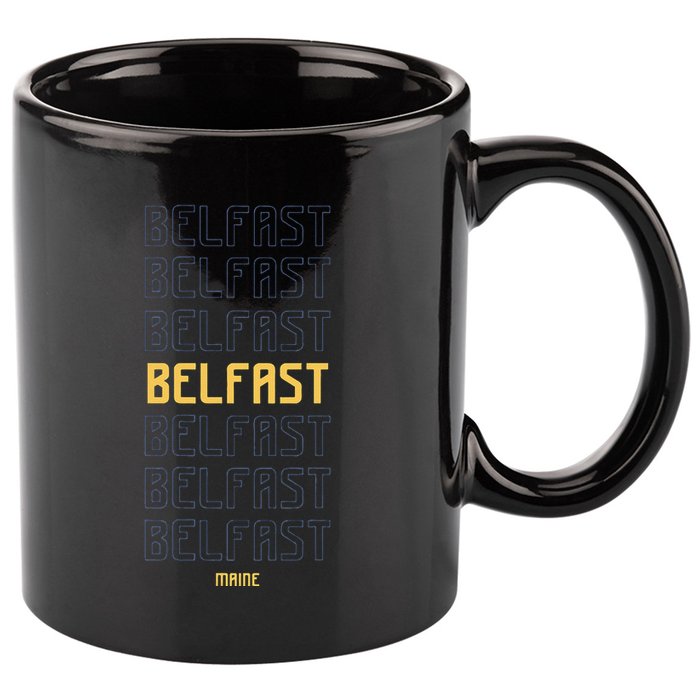 Belfast Maine 11oz C Handle Ceramic Mug