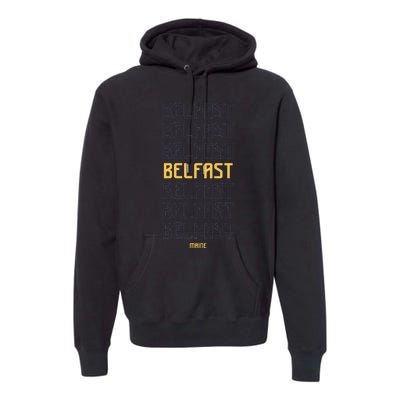 Belfast Maine Premium Hoodie