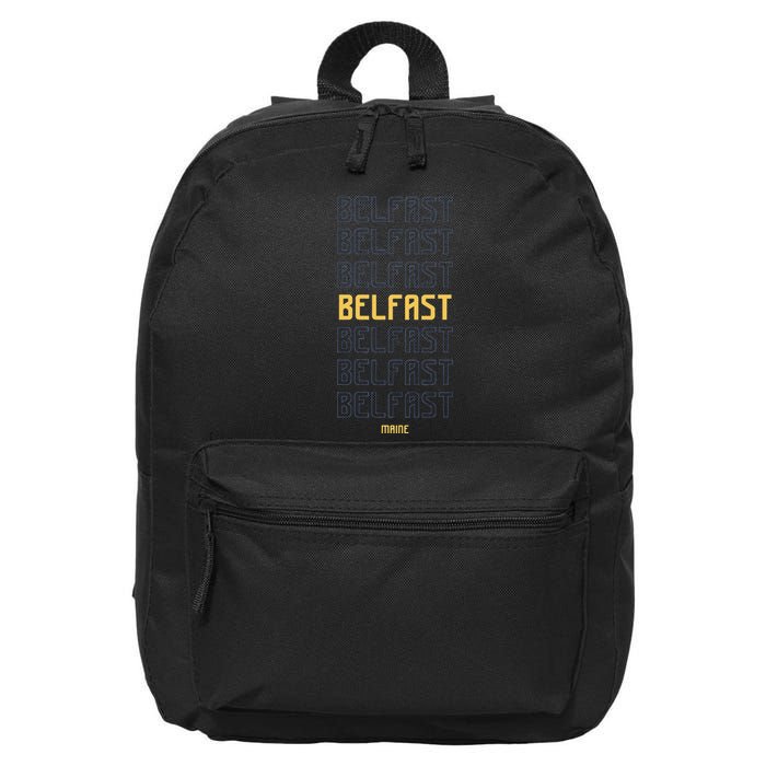 Belfast Maine 16 in Basic Backpack