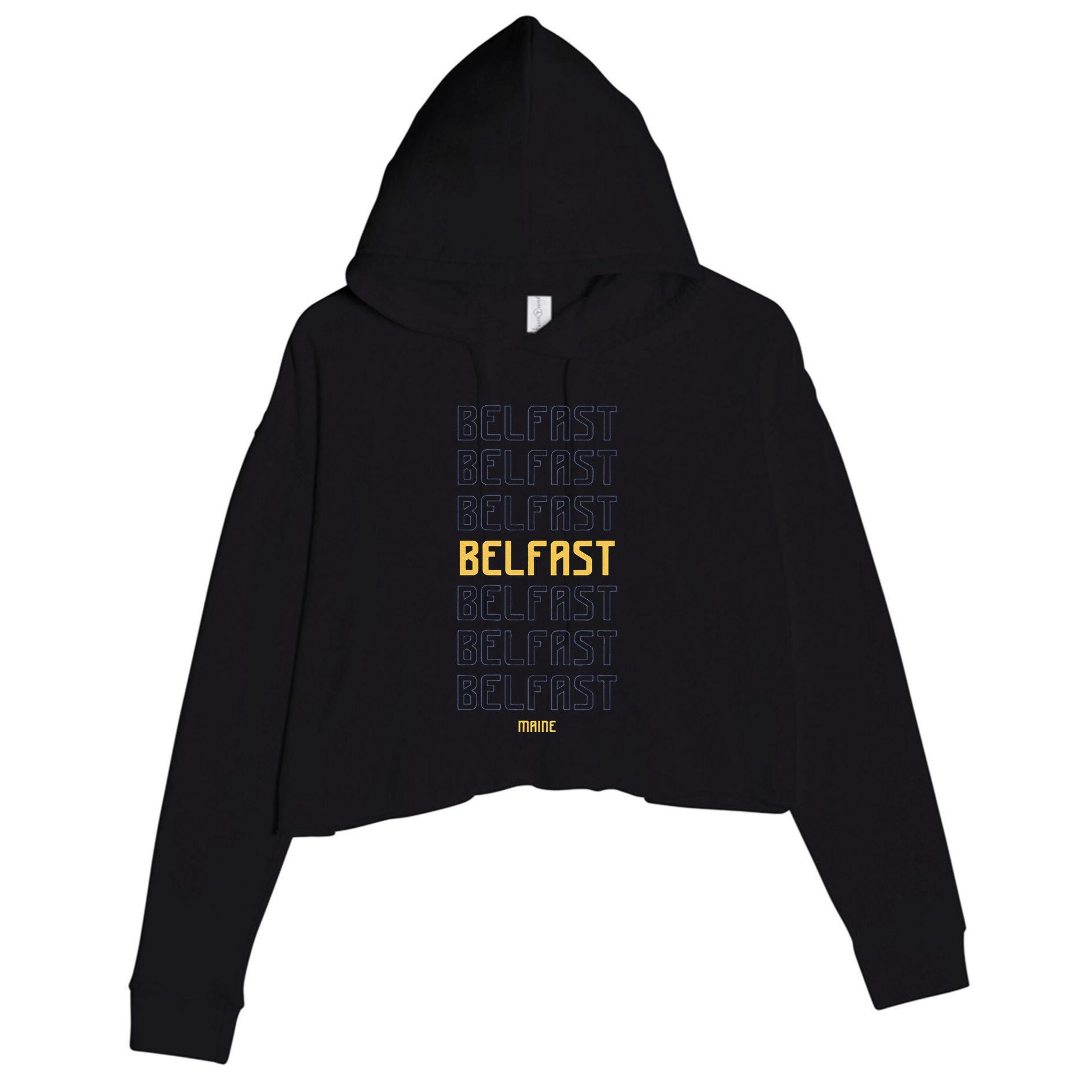 Belfast Maine Crop Fleece Hoodie