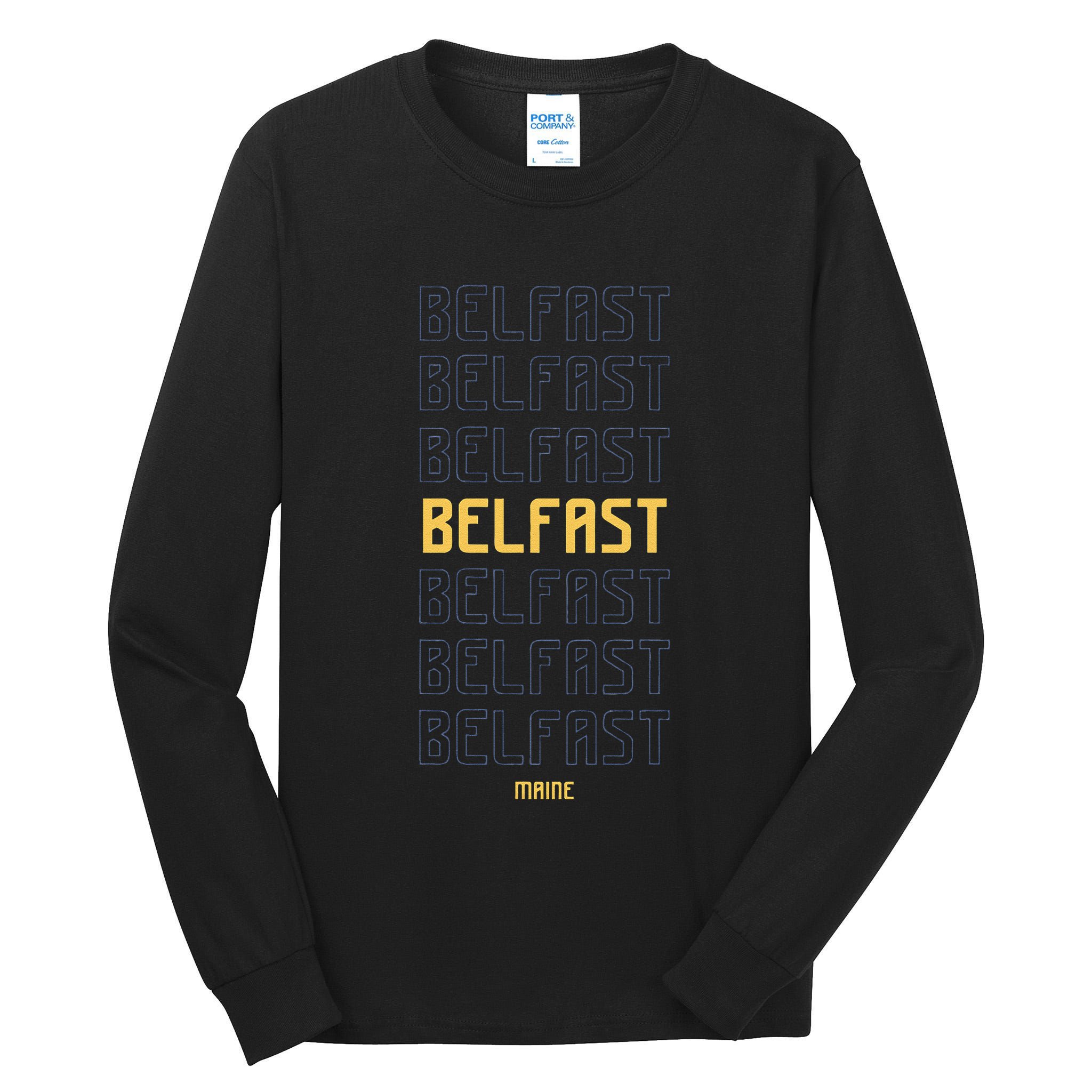 Belfast Maine Tall Long Sleeve T-Shirt