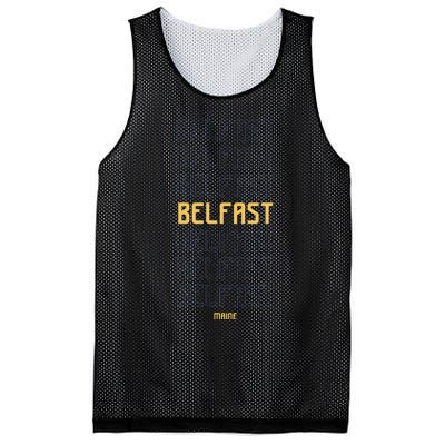 Belfast Maine Mesh Reversible Basketball Jersey Tank