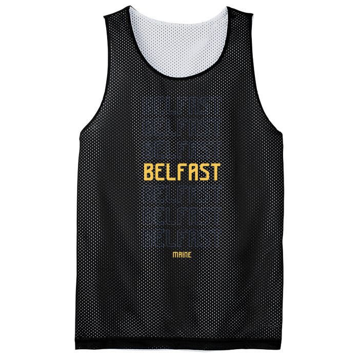 Belfast Maine Mesh Reversible Basketball Jersey Tank