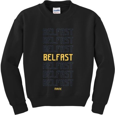 Belfast Maine Kids Sweatshirt