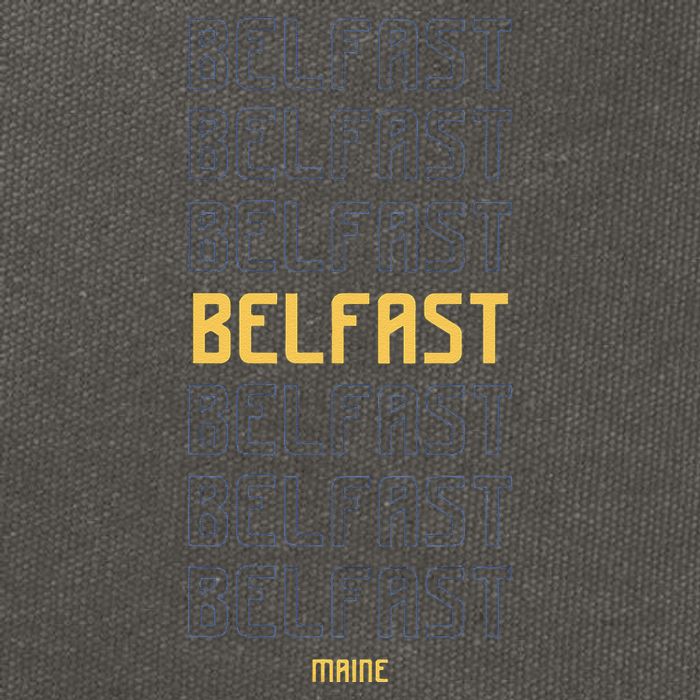 Belfast Maine Cotton Canvas Backpack