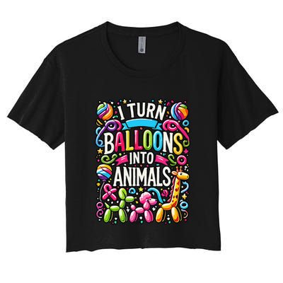 Balloon Modelling Birthday Party Balloon Artist Twister Crop Top