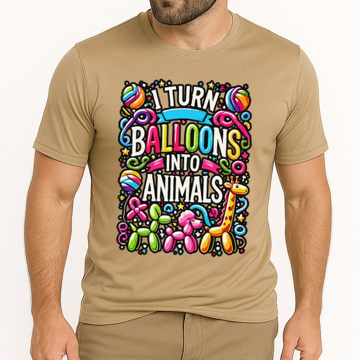 Balloon Modelling Birthday Party Balloon Artist Twister Cooling Performance Crew T-Shirt