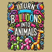 Balloon Modelling Birthday Party Balloon Artist Twister Cooling Performance Crew T-Shirt