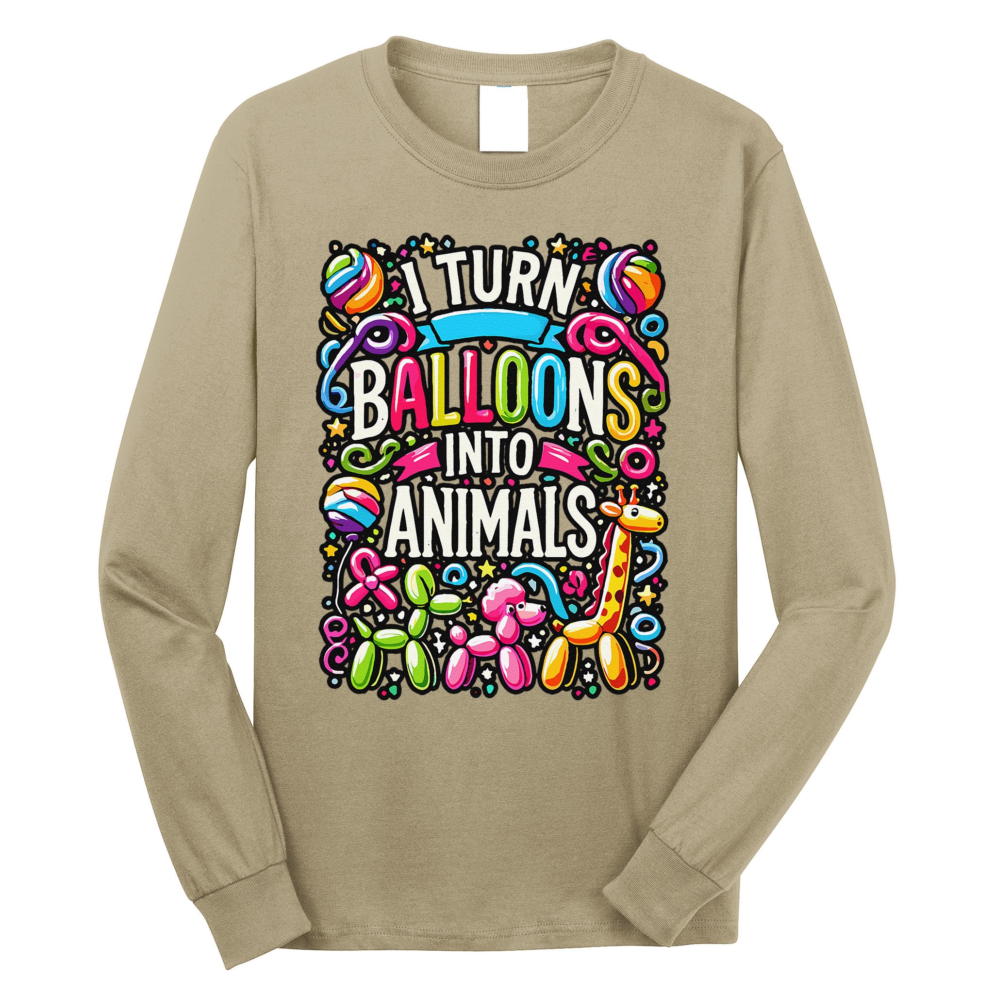 Balloon Modelling Birthday Party Balloon Artist Twister Long Sleeve Shirt