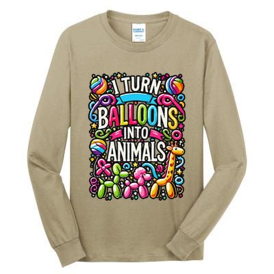 Balloon Modelling Birthday Party Balloon Artist Twister Tall Long Sleeve T-Shirt