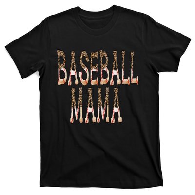 Baseball Mama ball wee high school college T-Shirt