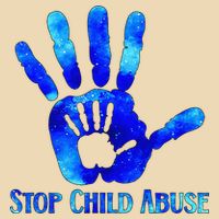 Blue Messy Bun Black  Child Abuse Prevention Awareness Zip Tote Bag
